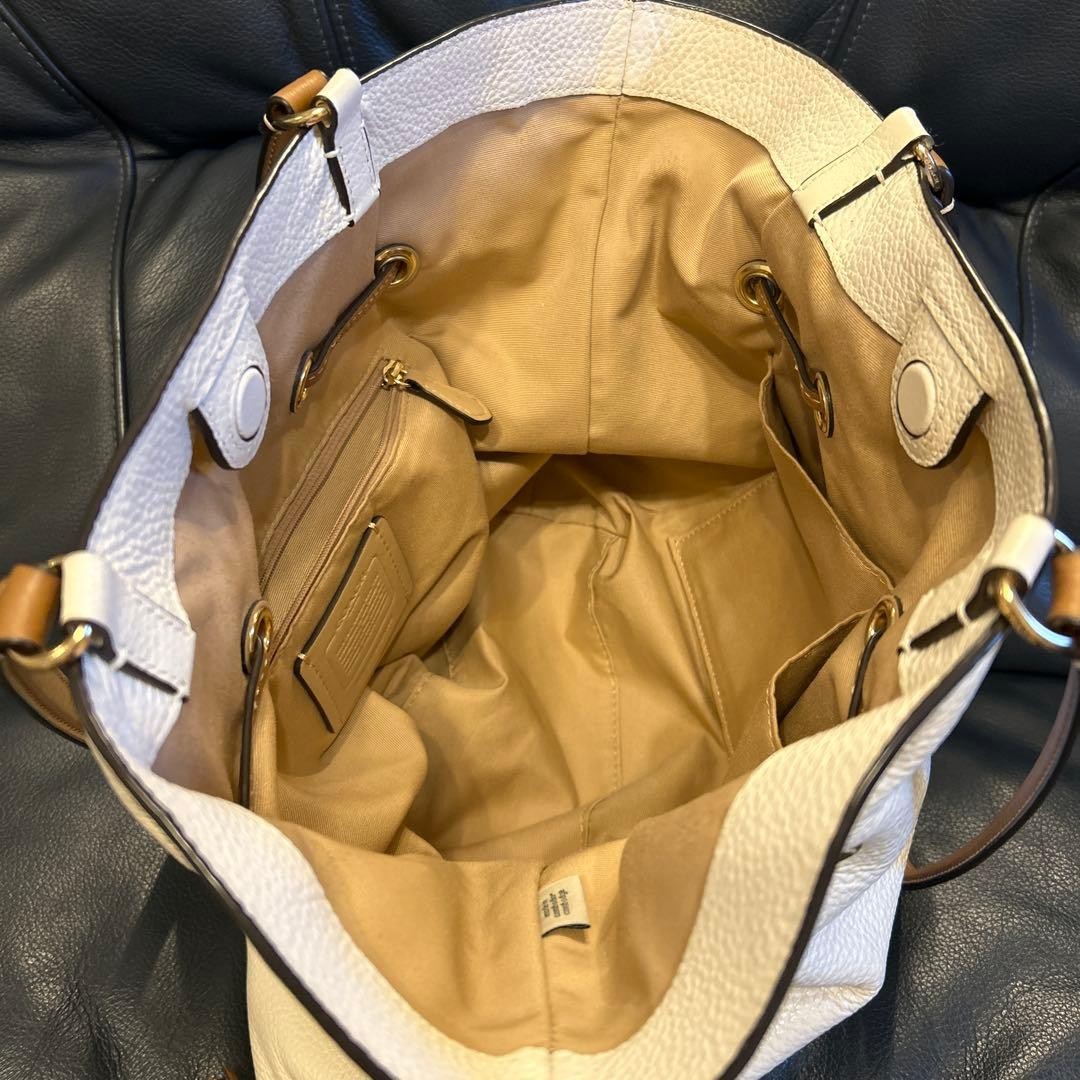 COACH Leather Andy Tote Bag from Japan