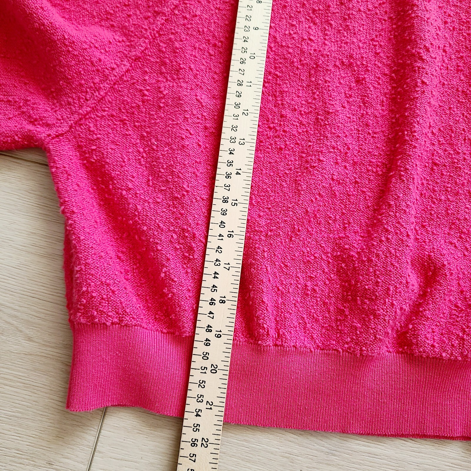 Free People Found My Friend Pullover S Pink Pebbled Textured Dolan Sleeve…