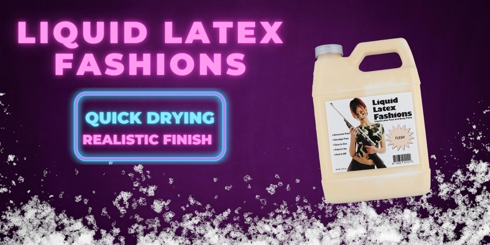 Flesh 32 Fl Oz – Liquid Latex Face and Body Paint, Make Scars and More!