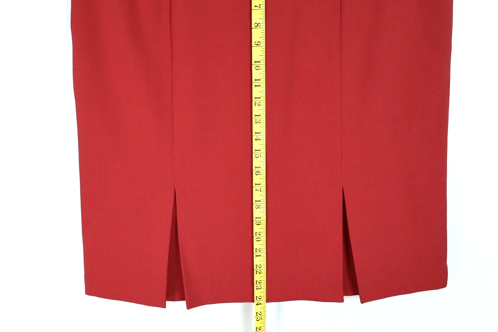 BLACK LABEL By EVAN PICONE Womens Polyester Pleated Skirt Lined Deep Red Size 16