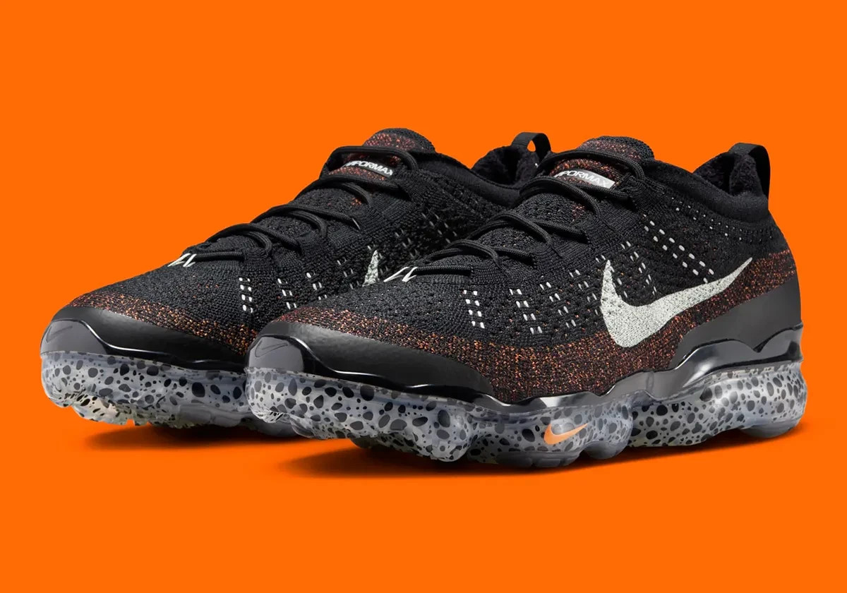 Nike Air Vapormax 2023 Flyknit SE Shoes Black “Safari” FZ2519-001 Men’s Size NEW
