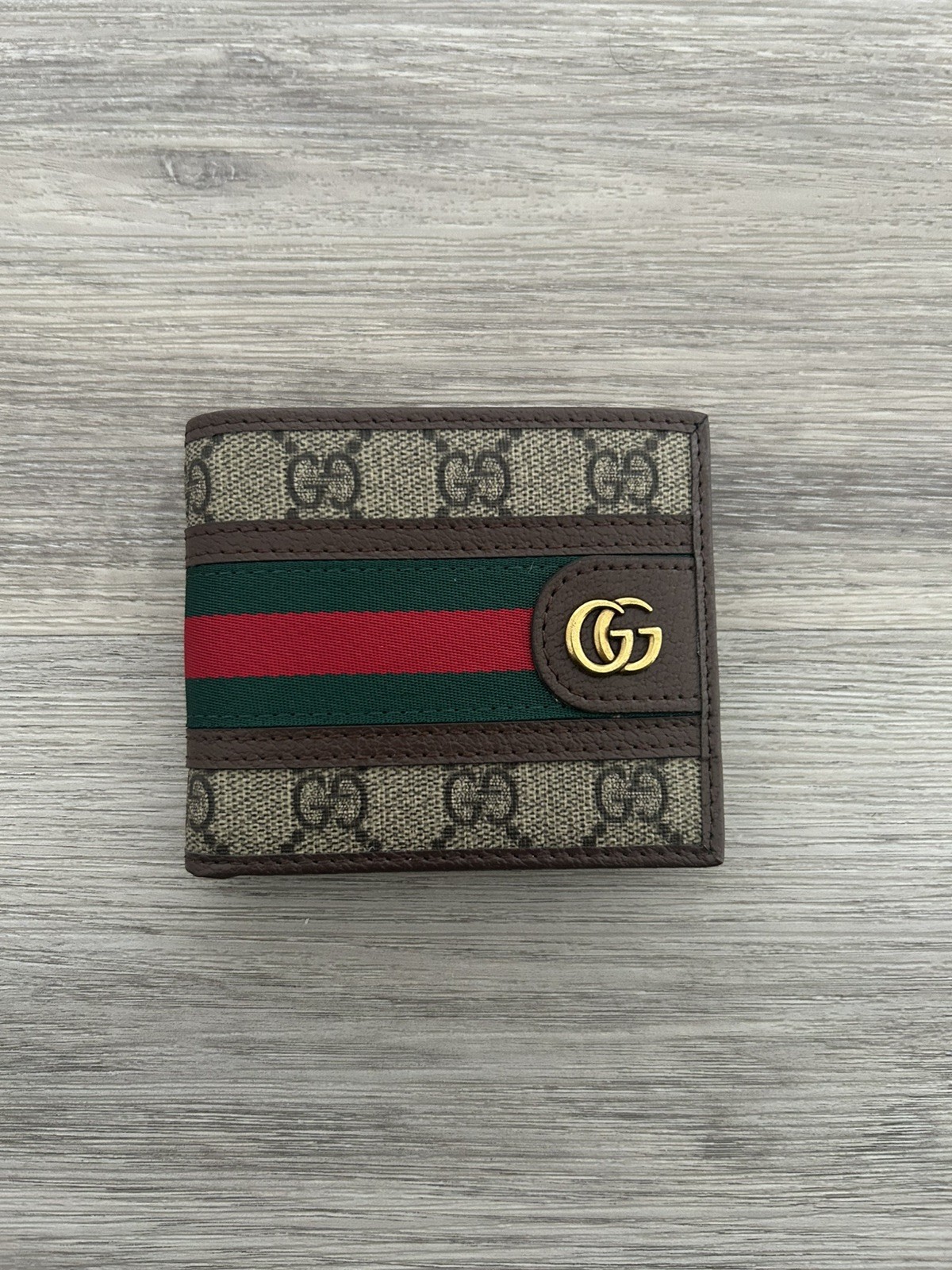 Gucci Ophidia GG Supreme Web Bifold Wallet