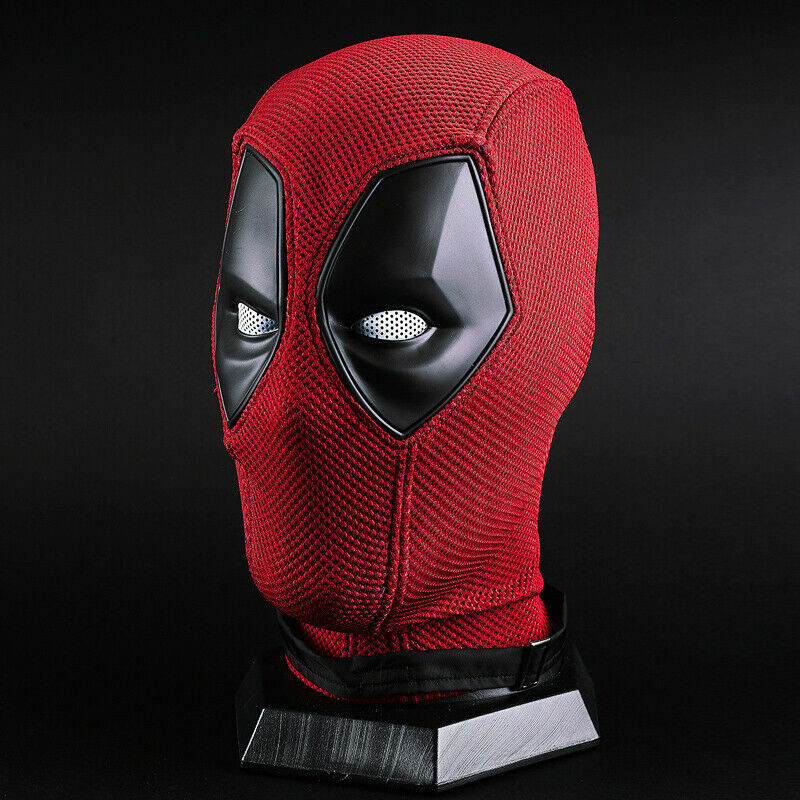 Cosplay High Quality Deadpool Full Face Mask Perspective Breathable Knit Helmet