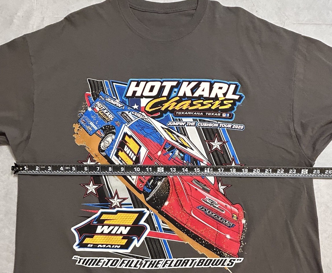 Hot Karl Chassis Racing Texarkansas 2020 t shirt 2XL Dirt Track Racing