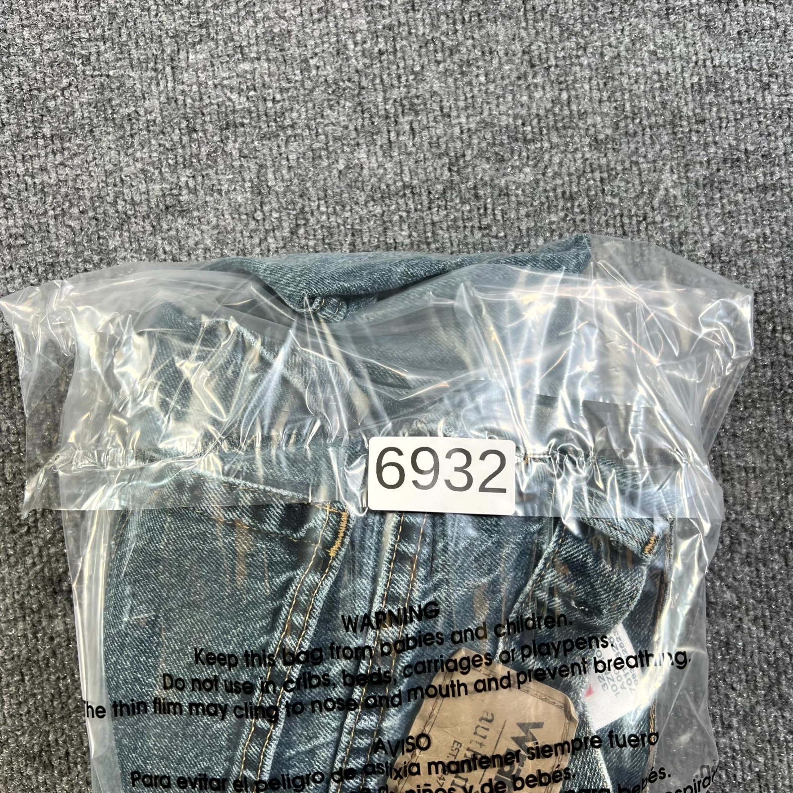 Wrangler Authentics Jeans Mens 32×30 Blue Denim Cotton Regular Fit Straight Leg