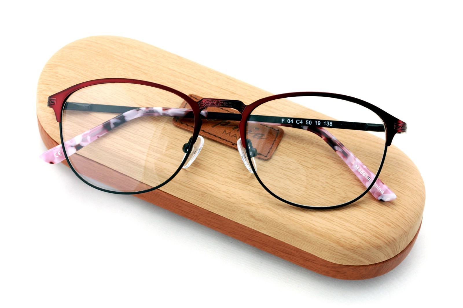 Oval Circular Metal Non-prescription Glasses Frame Clear Lens Eyeglasses Rx’able