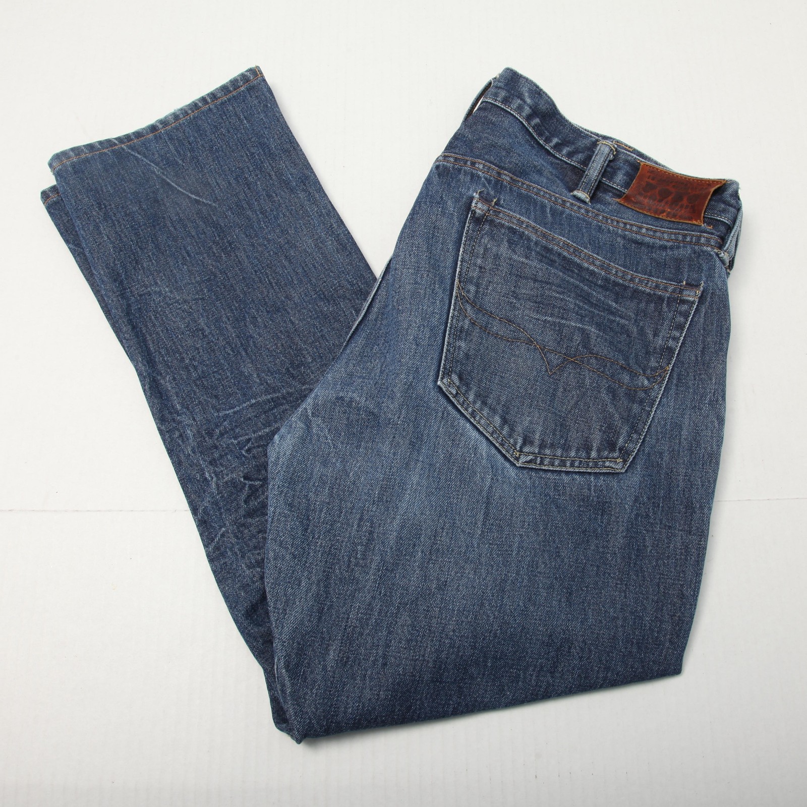 Polo Ralph Lauren Jeans Mens 38×30 Actual 40×28 Blue Slim Straight Denim