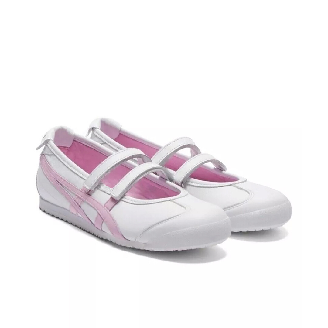 Vintage Onitsuka Tiger Mexico 66 Ballet Shoe Flats White/Pink 1183C379-101