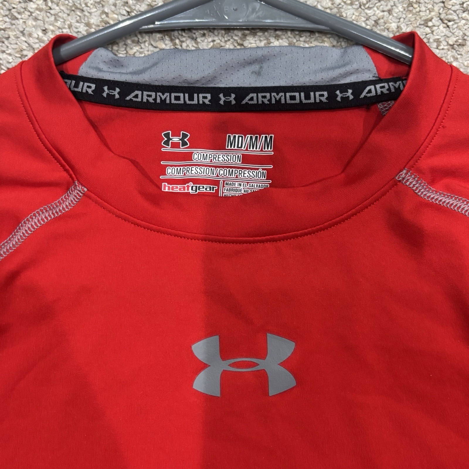 Under Armour HeatGear 2-Pack Men’s Compression Long Sleeve Crew Tee M Red/Black