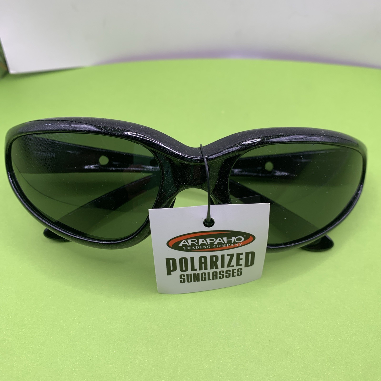 New Arapaho Polarized Sunglasses Fishing Outdoors Black Frame Spring Hinge