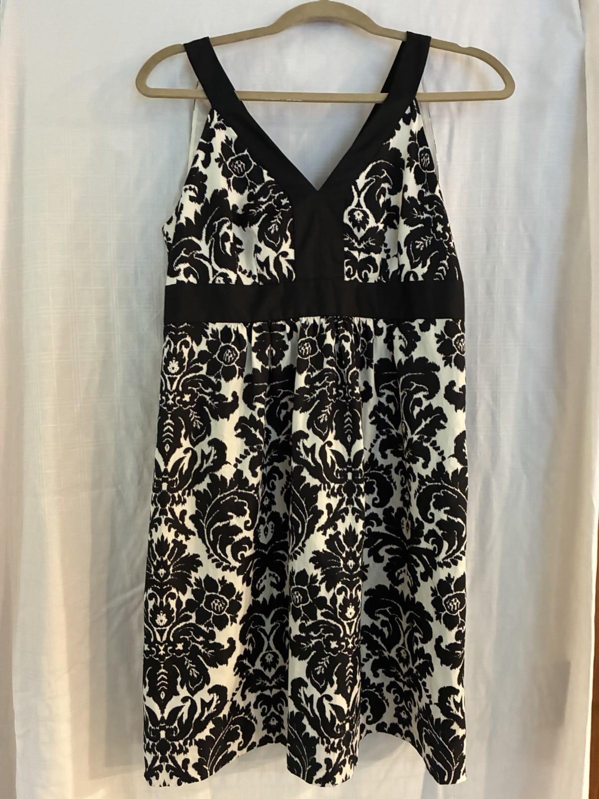 Ann Taylor Loft Summer Ikat Print Dress 8P