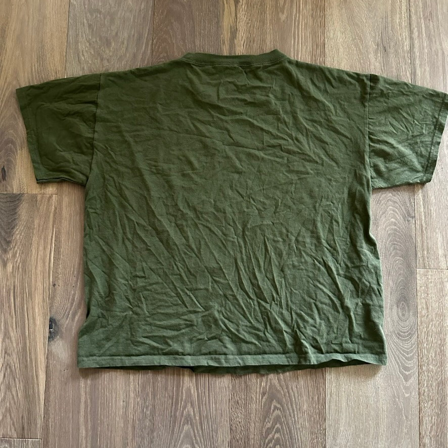 VTG 80s 90s Duke Athletic Military Single Stitch T Shirt XL Paper Thin USA Made