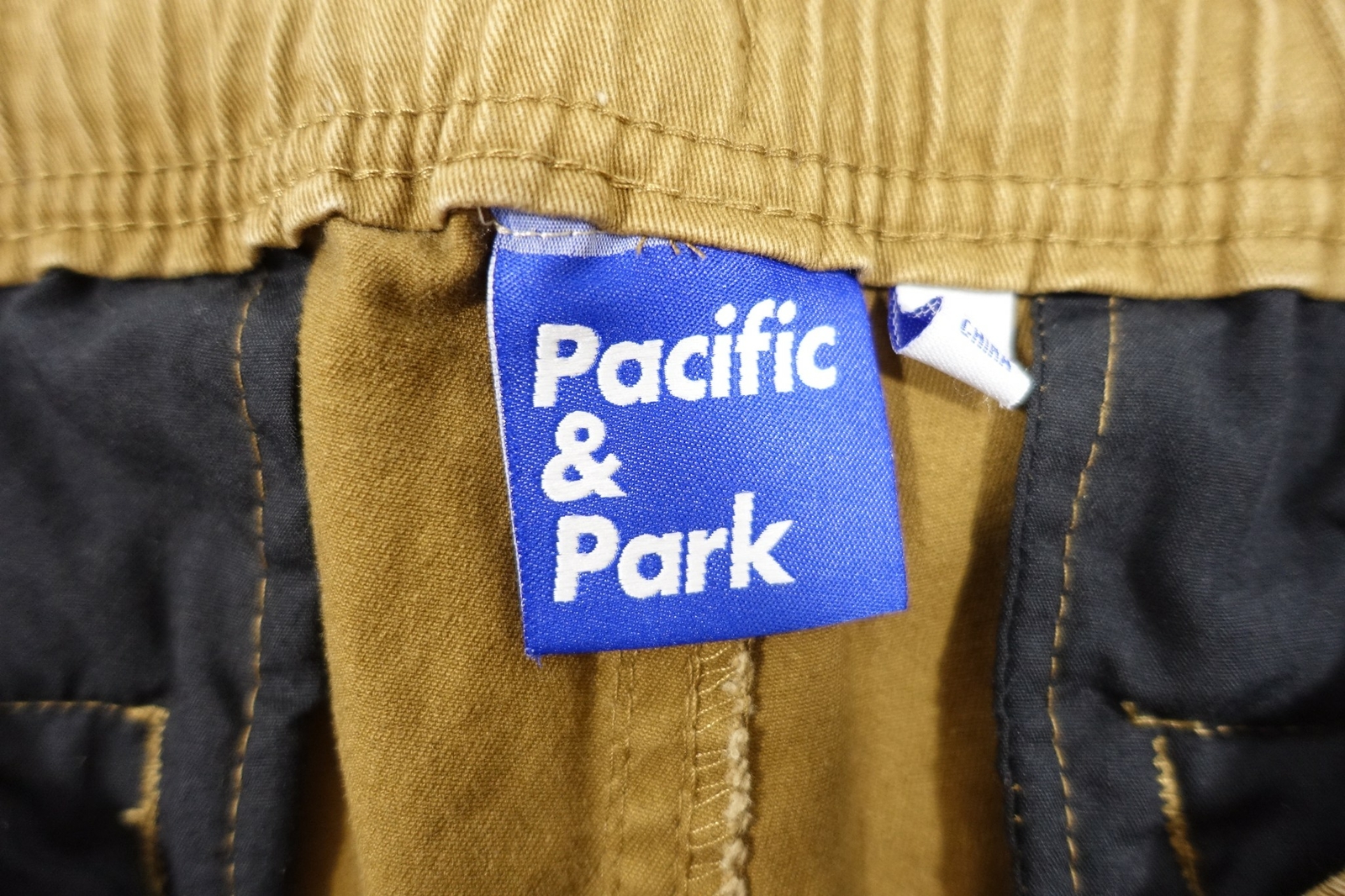 PACIFIC & PARK KHAKI BROWN MEDIUM 32 34 STRETCH TWILL CHINO PANTS MENS NWT NEW