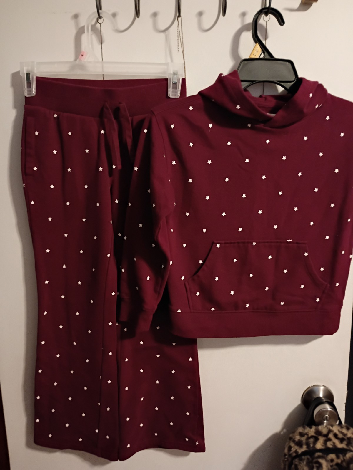 Girls 3 Sweatsuits Bundle Justice Wonder Nation Size 7/8-10