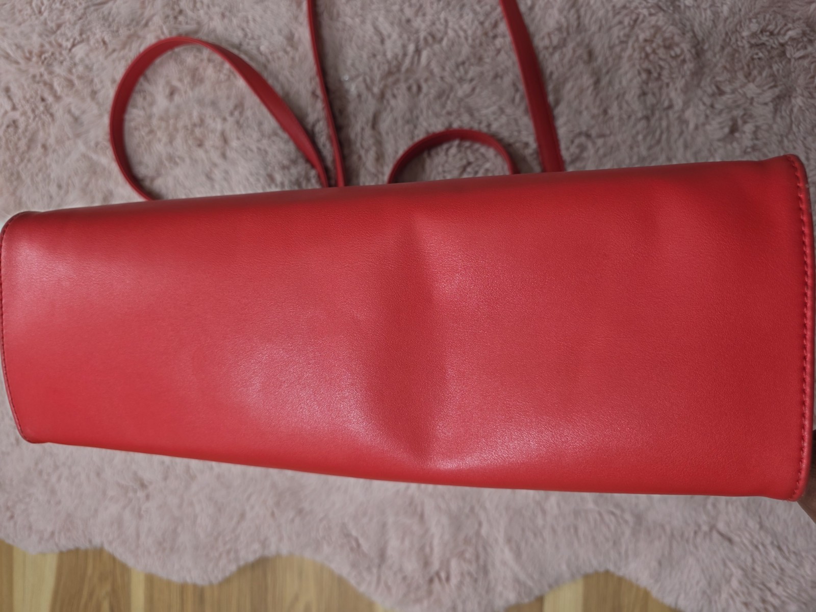 AUTHENTIC TELFAR MEDIUM SHOPPING BAG IN RED