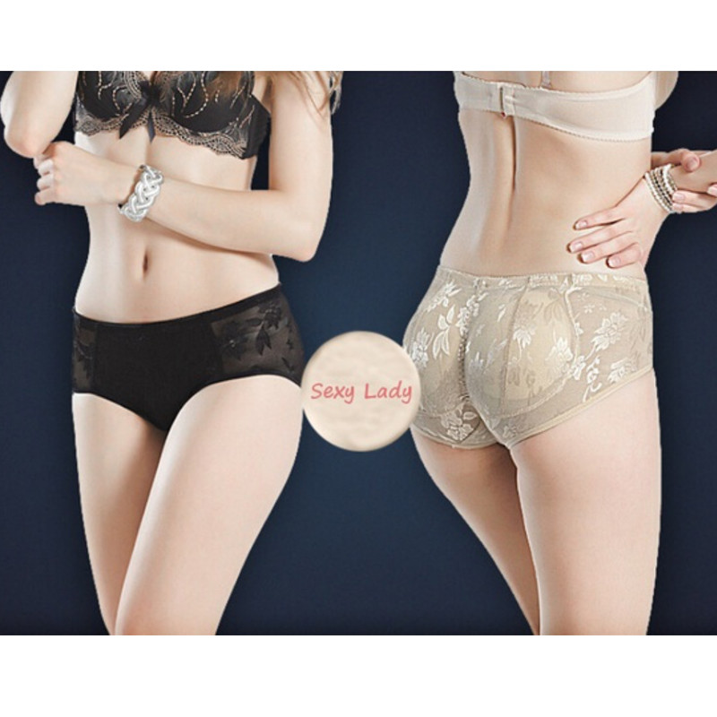 New Sexy Women Booster Padded Shapewear High Waist Panties Butt Hip Enhancing