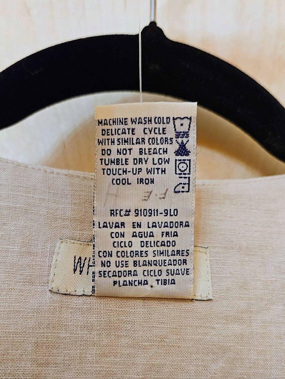 Y2K White Stag Khaki Linen Button Vest
