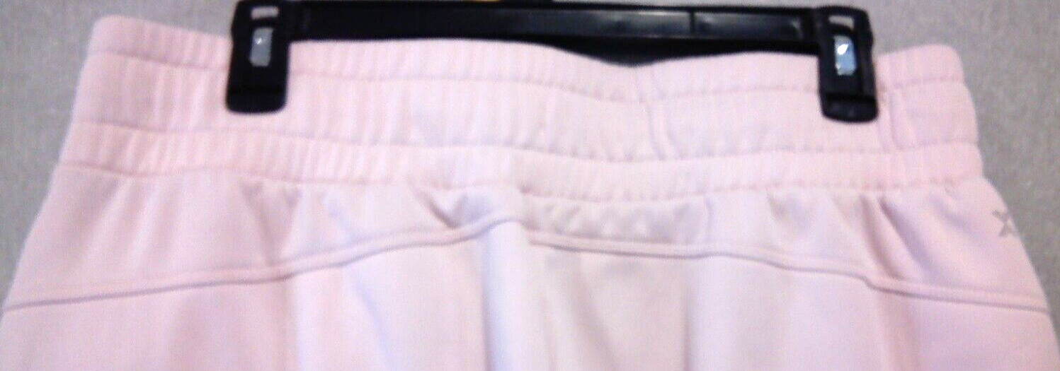 Xersion Quick-Dry Activewear Jogger Pant Pink Sz L Stretch Waist Pockets Comfort