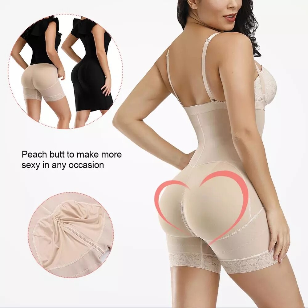 Fajas Colombianas Body Shaper Reductoras Levanta Cola Post Surgery Slim Corset