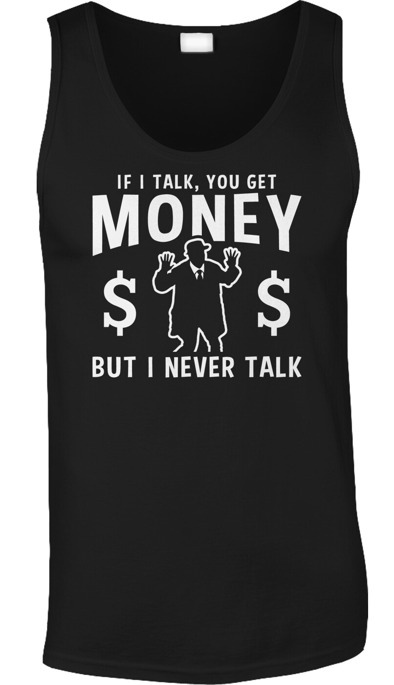 Talk Money Funny Comedy ITYSL Sketch Tim Robinson Humorous Series Mens Tank
