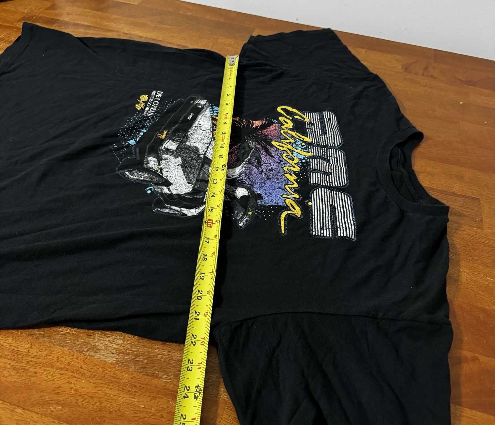Dmc Delorean Motor Company California Graphic T-Shirt Men’s Size Xl 100% Cotton