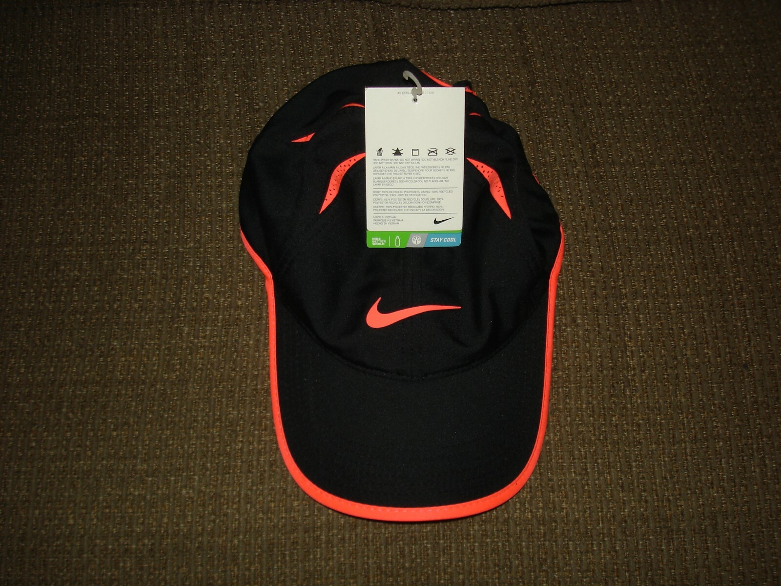 NWT Nike Dri-FIT Feather Light Tennis Hat Cap 679421-011 RARE