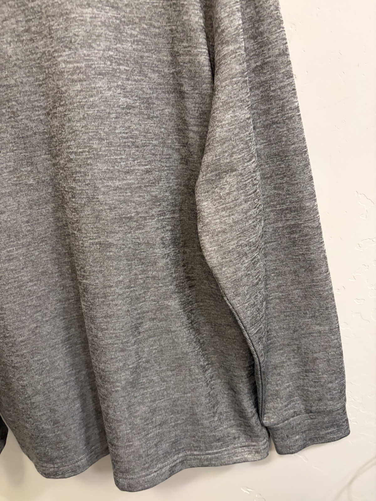 Callaway Golf Men’s XL Gray 1/4 Zip Pullover Pockets Mock Neck Sweatshirt