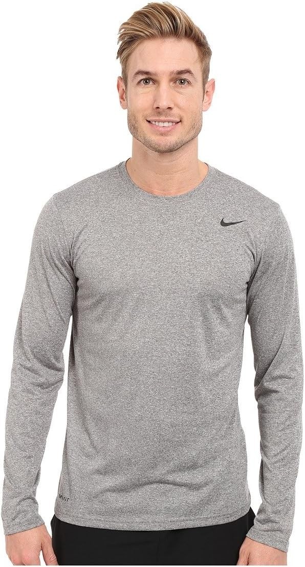 Nike Legend Dri-Fit T-Shirt Long Sleeve Red Grey Blue Navy Green 727980 Large