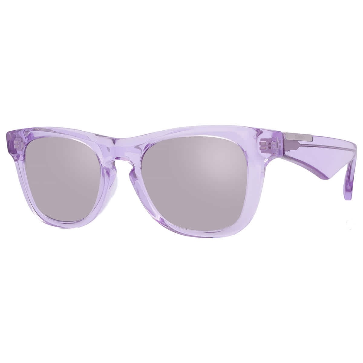 Burberry Light Grey Mirror Silver Square Men’s Sunglasses BE4426 40956G 50