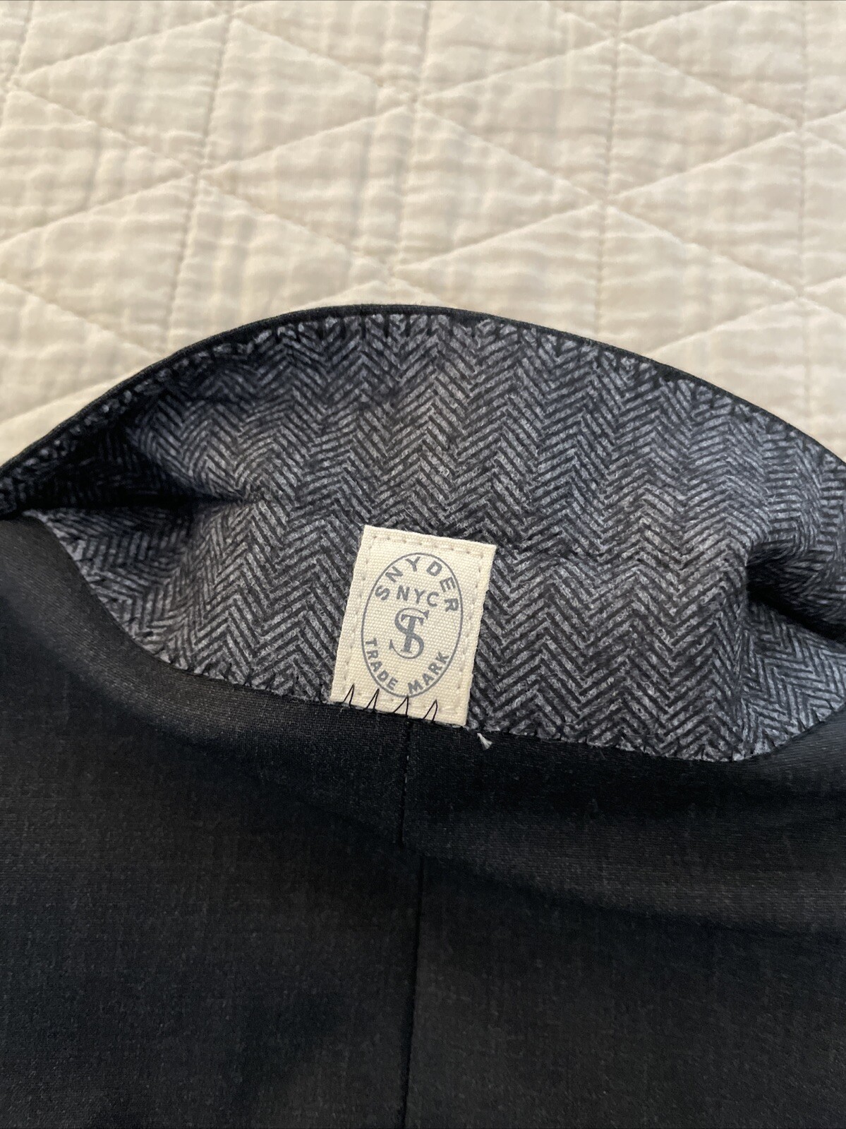 TODD SNYDER Mayfair Fit Stretch Wool Suit Jacket in Charcoal Gray Size 44 R NWT