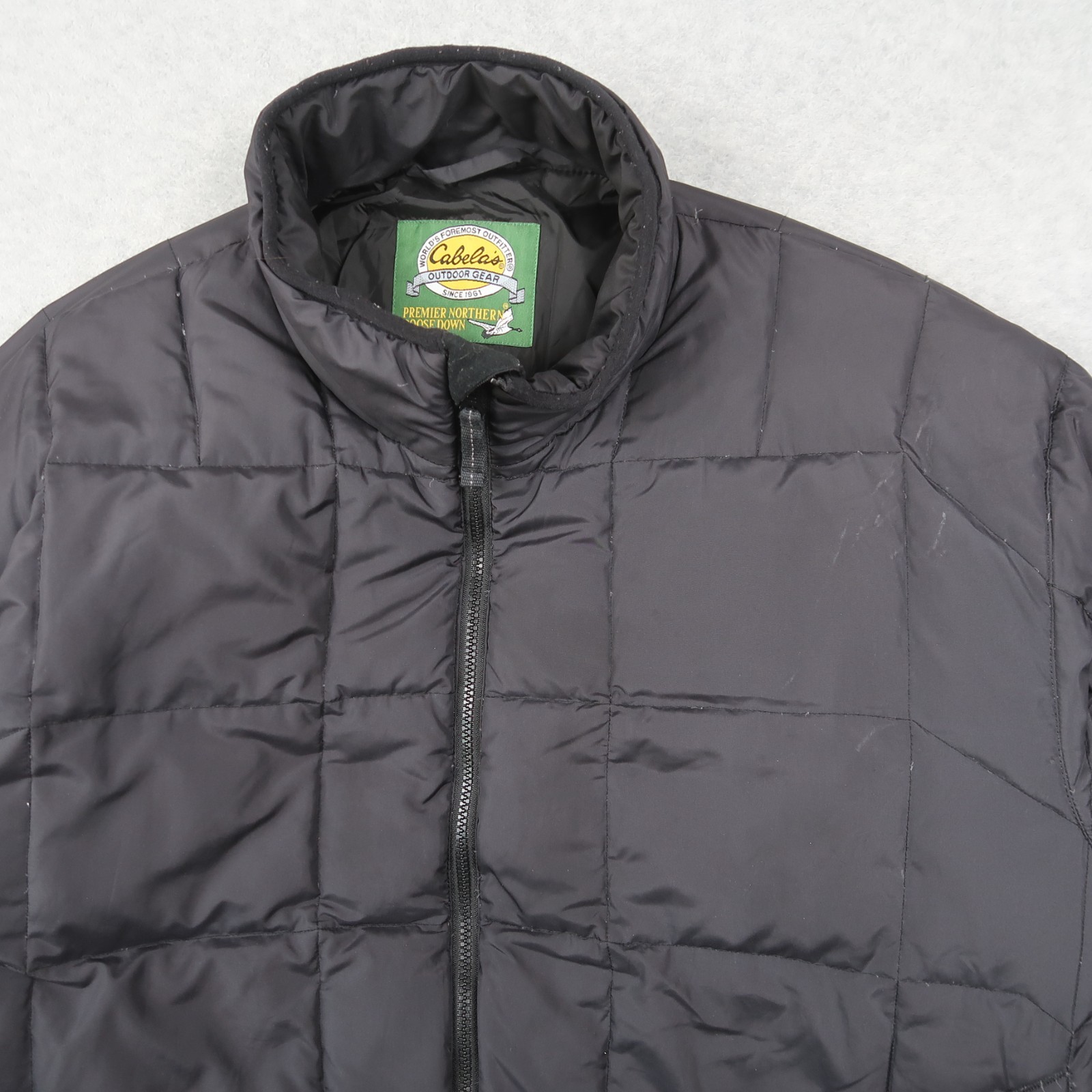 Cabela’s Outdoor Gear Premier Northern Goose Down Jacket Men’s XL Black