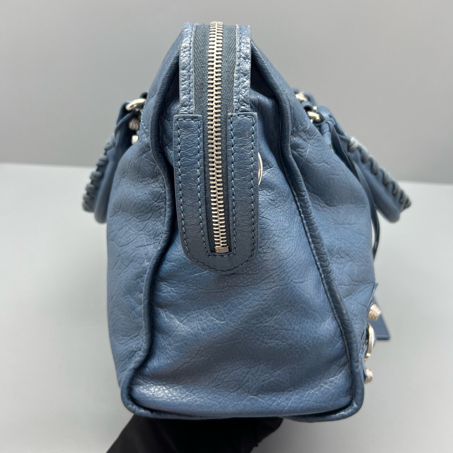 Balenciaga Pre-Owned Authentic Luxury Handbag Blue 38*24*14cm