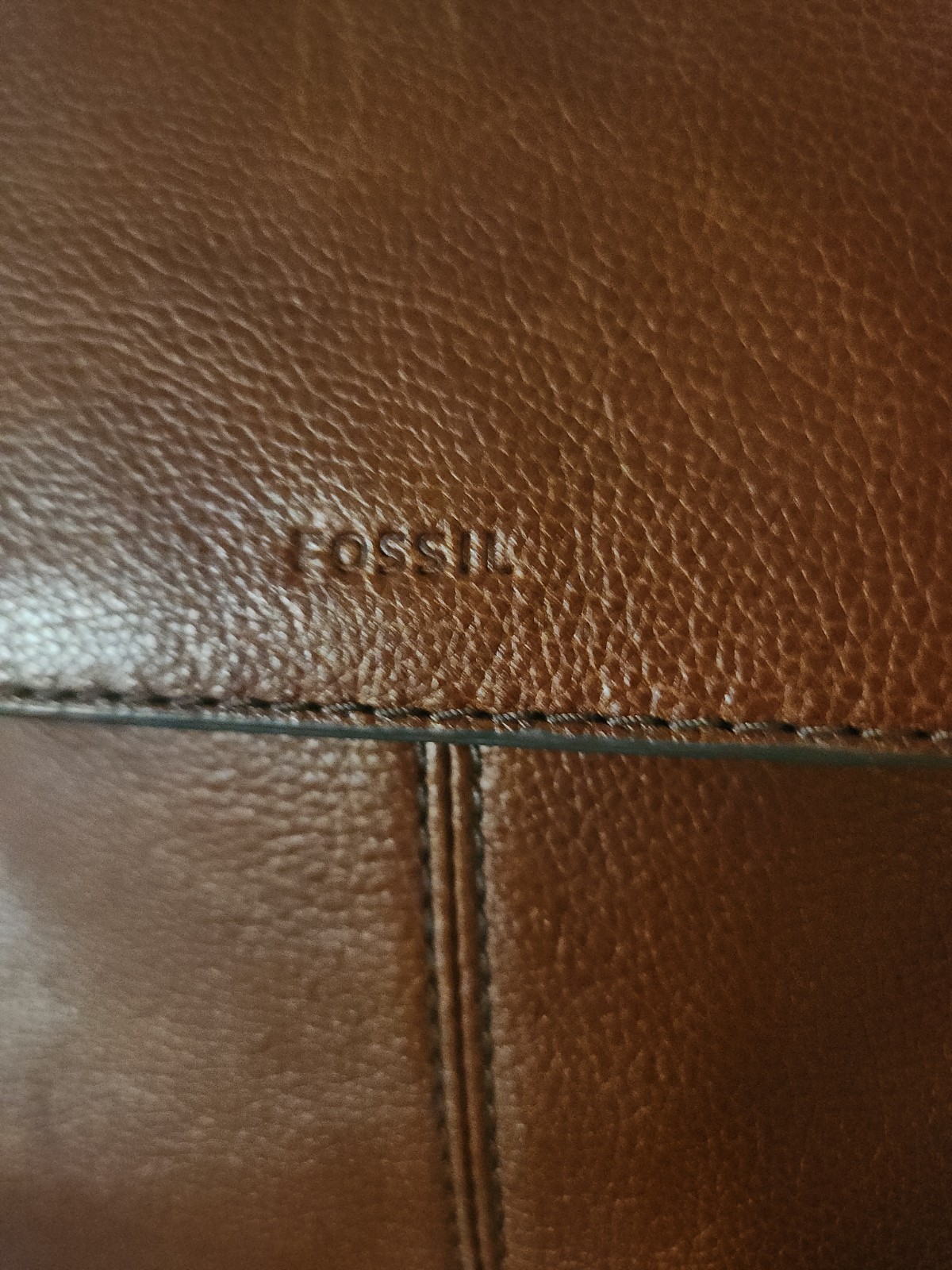 EUC Fossil Claire Brandy Leather Backpack SHB1932213 Brown