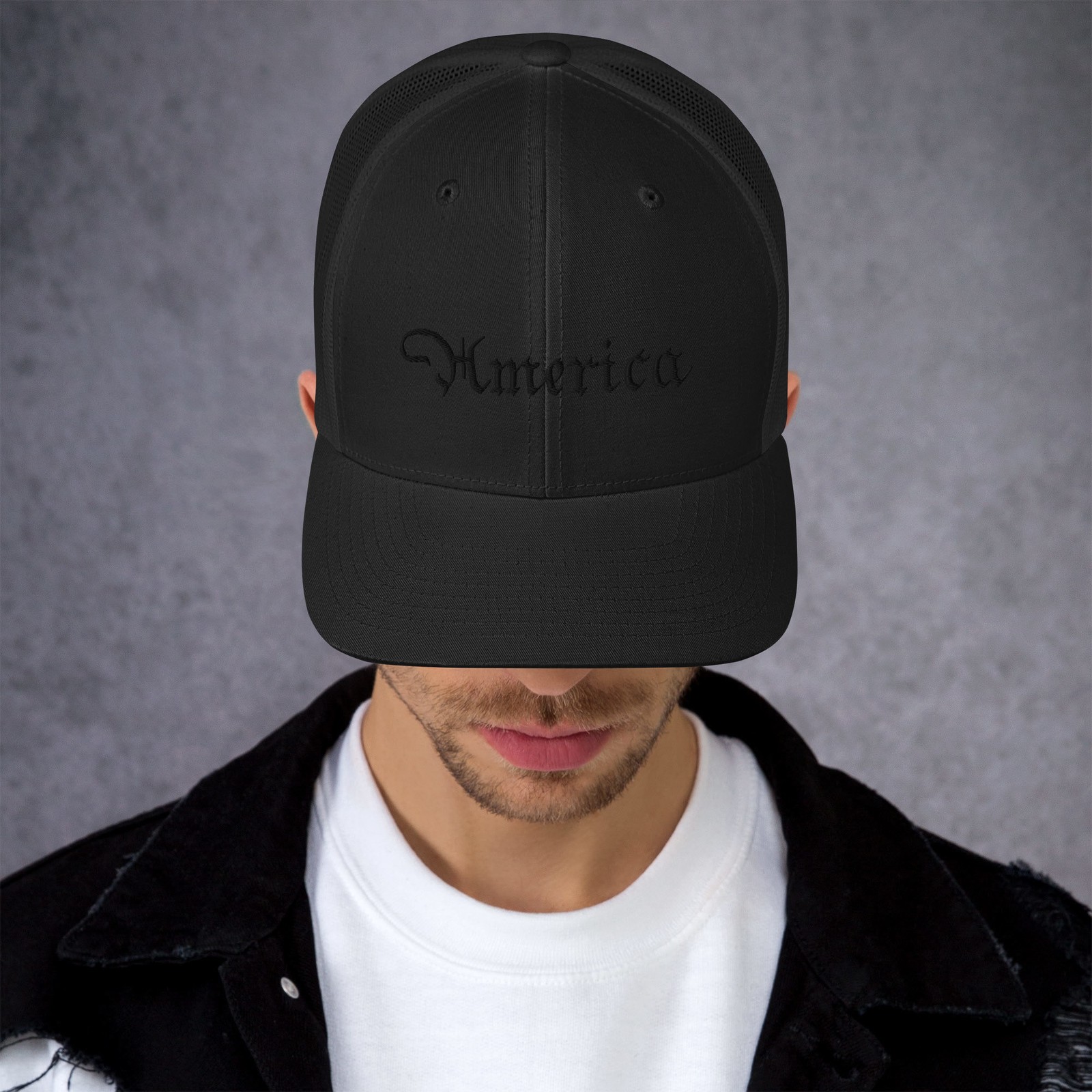 Trucker Cap, America, Black