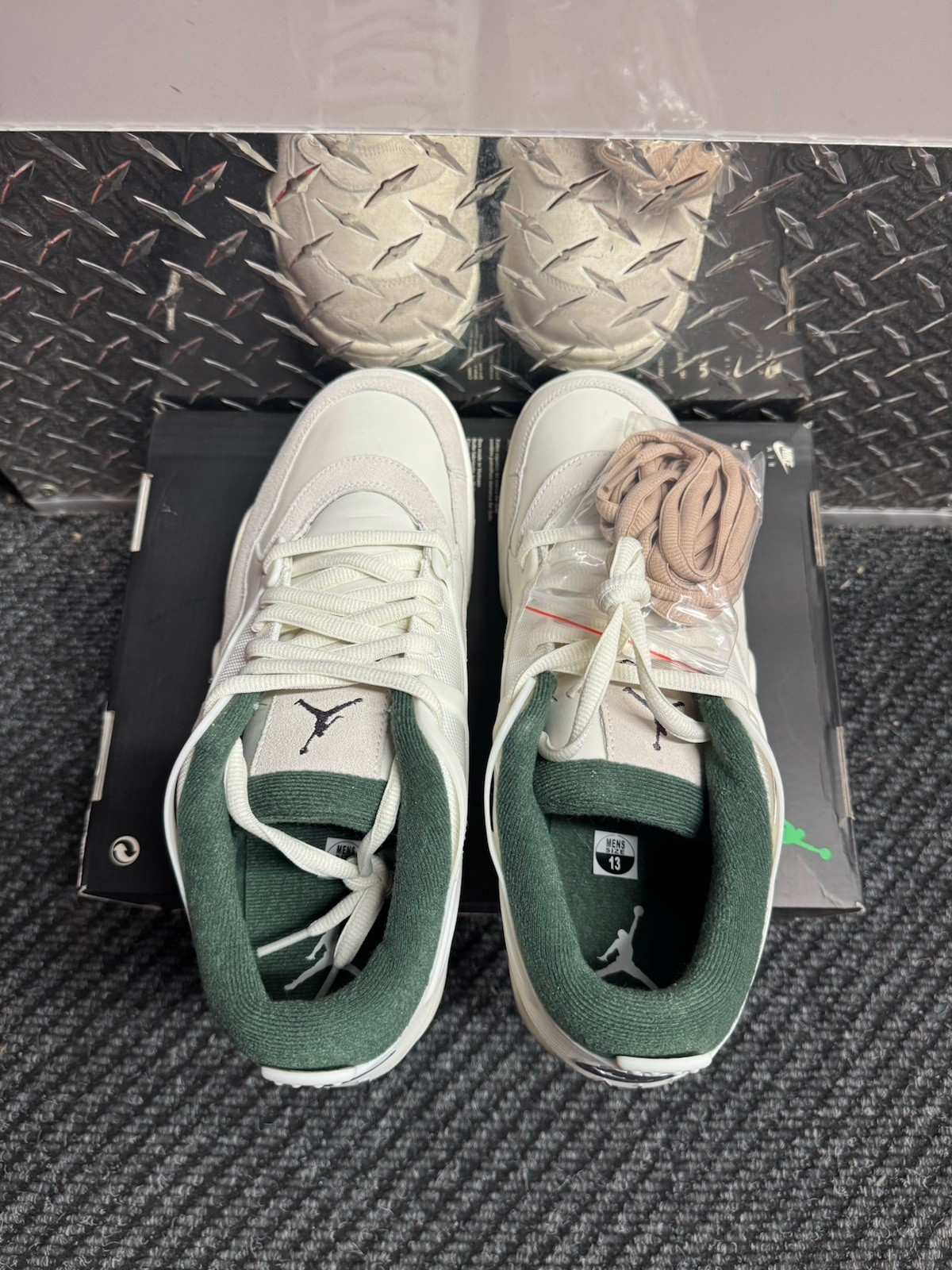 🔥 Nike Air Jordan 4 RM ‘Light Cream Midnight Green’ FQ7939 105 Men’s Size 13
