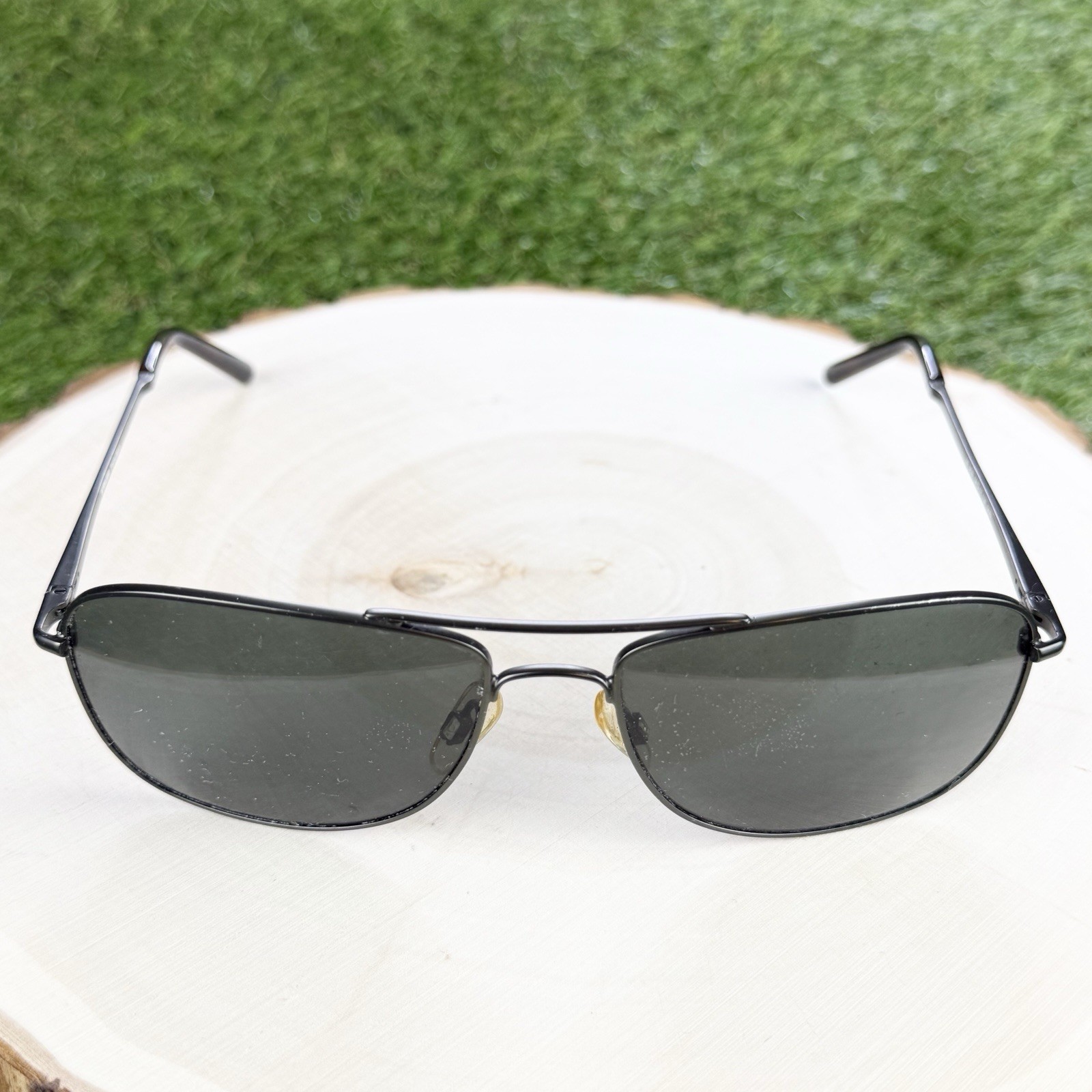 Kirkland Signature Sunglasses M30 FRAME ONLY Gunmetal Aviator 59-17-137 Japan