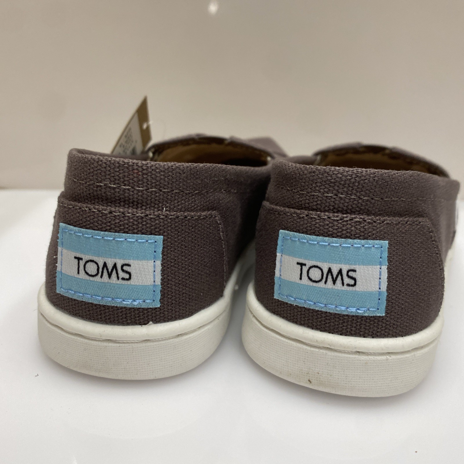TOMS Kids Alpargata – Ash Canvas (Little Kid/Big Kid) Size 13 Y / 19 cm