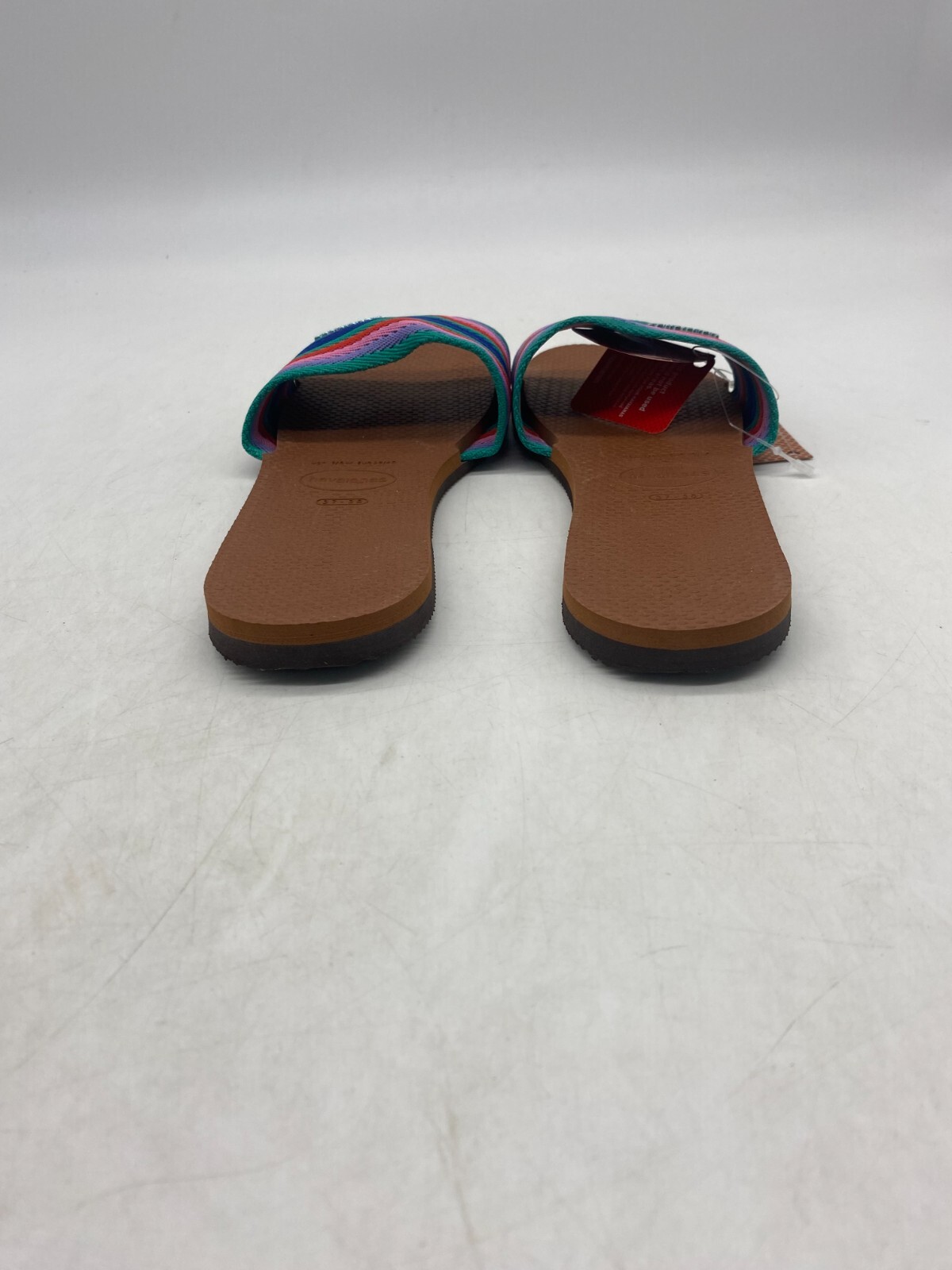 Havaianas Multicolored Stripe Slide Sandals Wmn’s 7/8 US -37/38 BR Malta