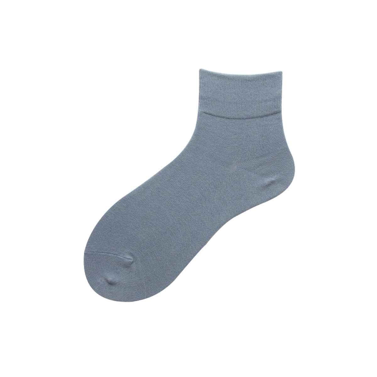 5 Pairs Ladies Breathable Odor-proof Solid Color Cotton Leisure Socks