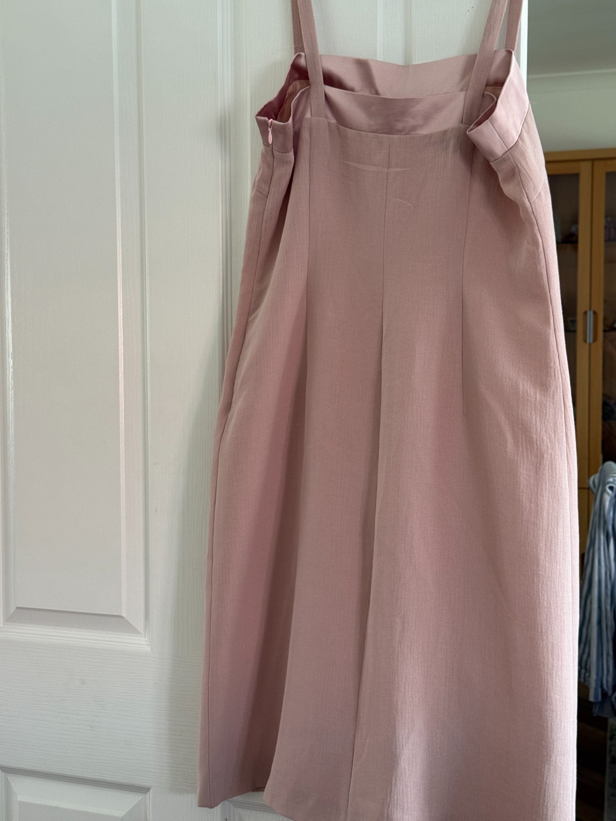 Vintage MARELLA ‘Dusky Pink Fitted Pencil Dress with spaghetti straps Size 12