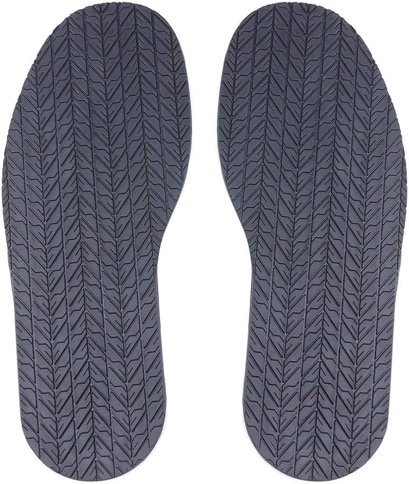 Shoe Bottom Full Sole Repair Replacement Anti-Slip Rubber, 4Mm Thickness 1 Pair