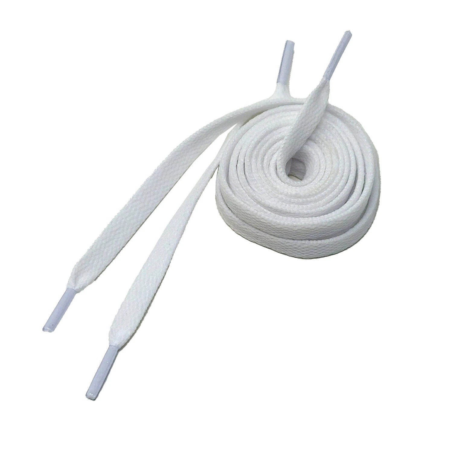 2 Pairs Flat Shoelaces Sport Shoe String Sneaker Boot Lace White Black 27 45 54