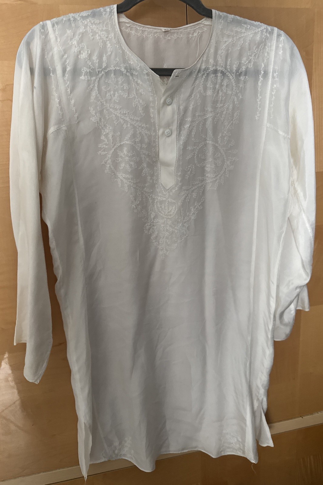 Extra Fine Silk Tunic Spiritual Buddha Alignment Size 38