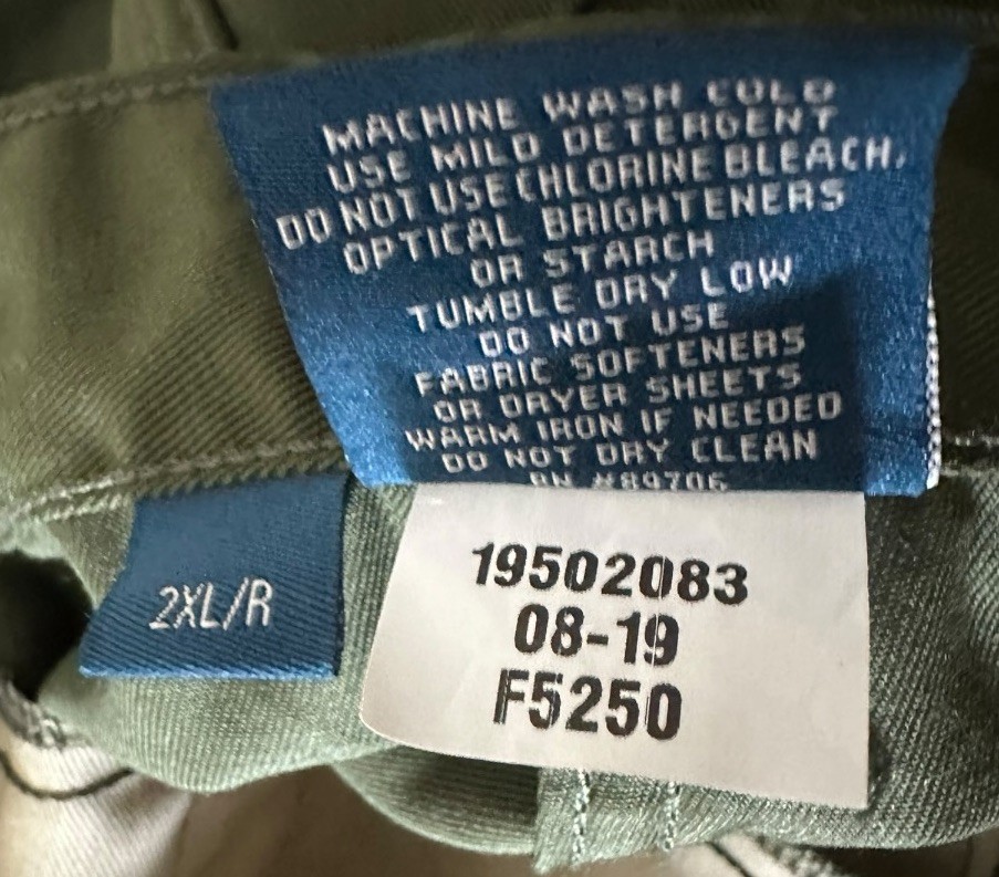 Propper Men’s BDU Uniform Twill Trousers Military Tactical Cargo Zipper Fly XXLR
