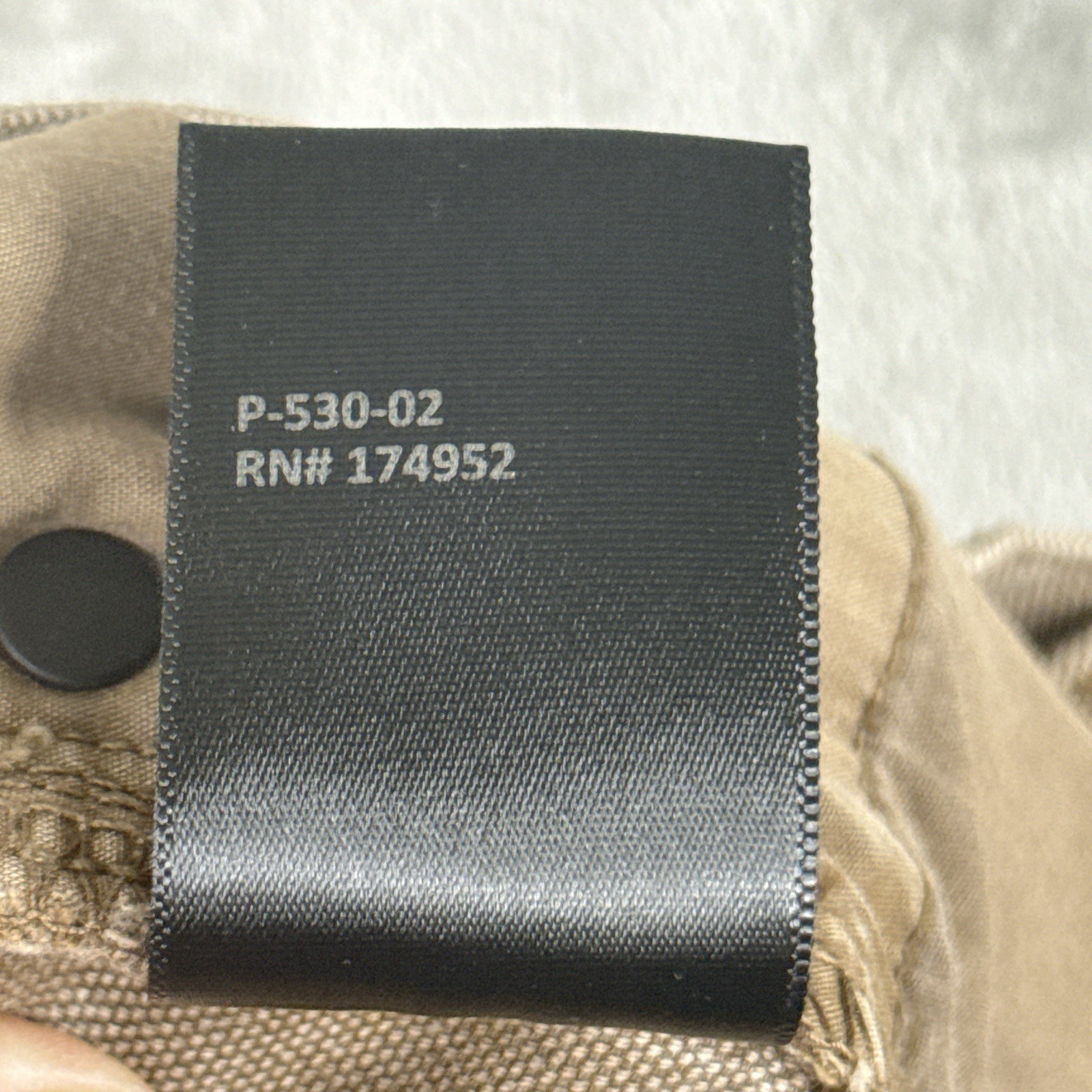 Proof Huckberry Rover Pants Mens 35×31 Slim Fit Brown Stretch Canvas Chino Work*