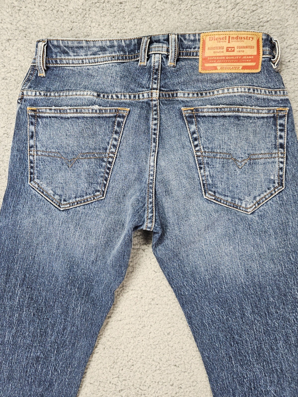 Diesel Thommer R Jeans Men’s 29×32 Slim Skinny Stretch Blue Denim NWT $250