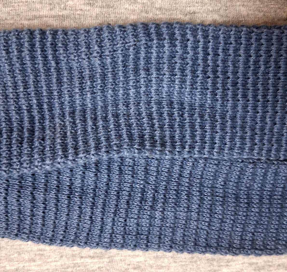 615 Collection Blue Men’s Neck Tie~Skinny Square~100% Lisle Cotton~Made USA~42″L