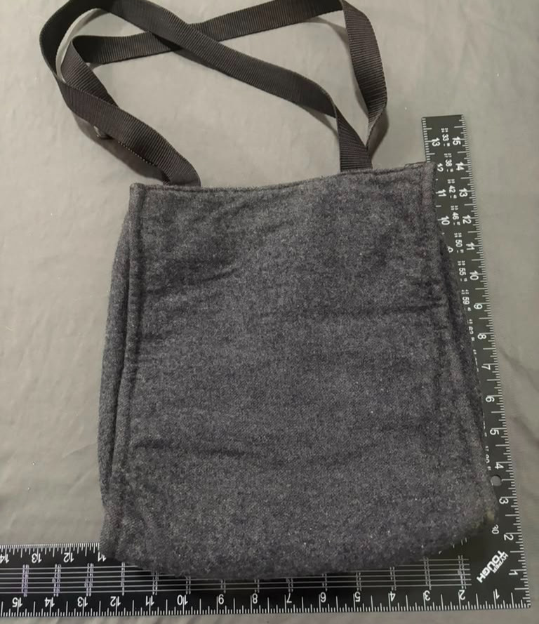 Kathy Ireland Shoulder Gray Bag Wool Blend