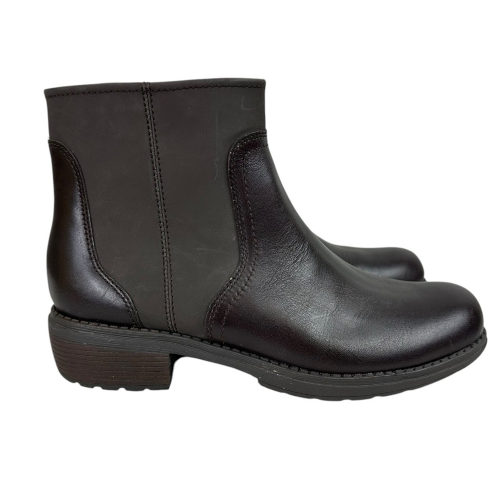 Eastland Meander Boot Wms Sz 10 Full Grain Leather Brown Casual Style 3761-02