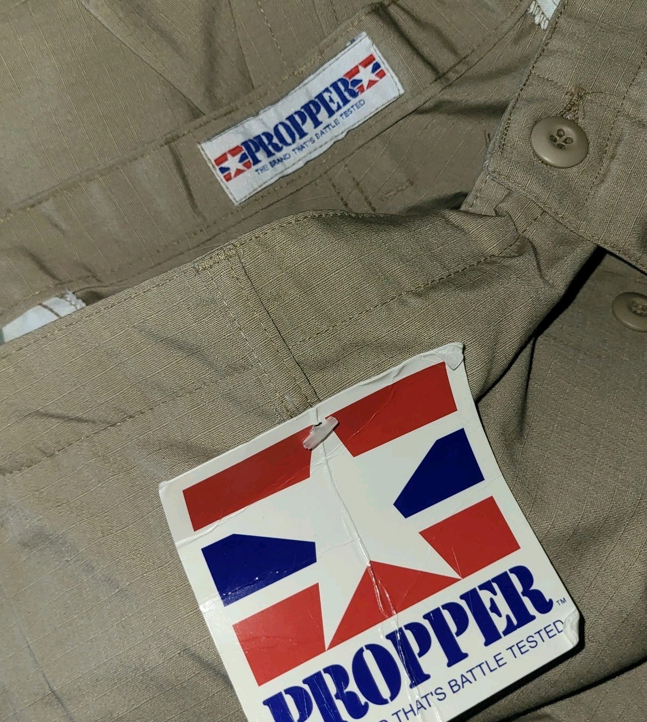 Propper Uniform BDU Trouser- Ripstop, 6-Pockets Tactical Army Cargo Pants 32×35